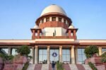 Supreme Court of India building, online gambling apps banned, court hearing against betting platforms.
