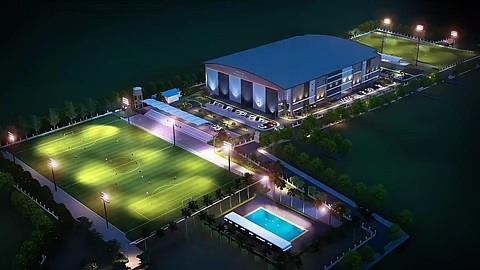 stadium (1) IM Vijayan Sports Complex in Thrissur featuring indoor stadium and multi-sport facilities