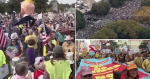 യു.എസ്സ് ചരിത്രത്തിലെ ഏറ്റവും വലിയ ജനപ്രക്ഷോഭങ്ങളിൽ ഒന്നായി ‘നോ കിങ്സ് മാർച്ച്’; ട്രംപിനെതിരെ വ്യാപക പ്രതിഷേധം