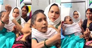 പ്രസവവേദനയെടുത്ത് പുളഞ്ഞു മരുമകൾ; 'മിണ്ടാതിരുന്നില്ലെങ്കില്‍ നിന്റെ മുഖം അടിച്ച് പൊളിക്കു'മെന്ന് അമ്മായിയമ്മ: വൈറൽ വീഡിയോ