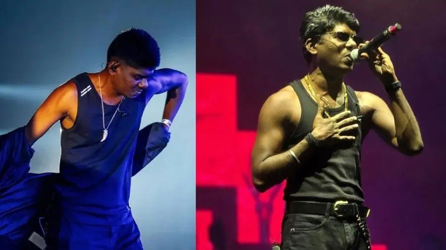 Image of Malayalam rapper Vedan, hospitalized in Dubai due to viral fever during his Gulf music tour.