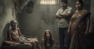 പട്ടിണികിടന്ന് എല്ലും തോലുമായി അച്ഛന്‍, ഇരുട്ടുമുറിയിൽ നഗ്നയായി വെല്ലുവിളി നേരിടുന്ന മകൾ; പരിചരിക്കാനെത്തിയവർ പൂട്ടിയിട്ടത് 5 വർഷം !