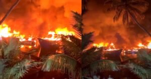 കൊല്ലം കുരീപ്പുഴയിൽ മത്സ്യബന്ധന ബോട്ടുകൾക്ക് തീപിടിച്ചു; ഗ്യാസ്‌കുറ്റികൾ പൊട്ടിത്തെറിച്ചു: വീഡിയോ