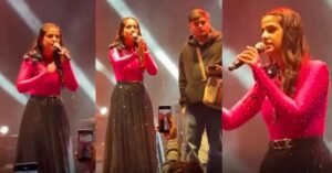 'അമ്മാവാ, എനിക്ക് നിങ്ങളുടെ മകളാകാനുള്ള പ്രായമേ ഉള്ളൂ'…സ്റ്റേജിൽ പാടുന്നതിനിടെ അശ്ലീല പ്രദർശനം നടത്തി മധ്യവയസ്‌കൻ; മാസ്സ് മറുപടി നൽകി ഗായിക: വീഡിയോ