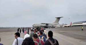 ശ്രീലങ്കയിലെ ചുഴലിക്കാറ്റ്; രക്ഷാ ദൗത്യവുമായി വ്യോമസേനാ വിമാനമായ ഐഎൽ-76