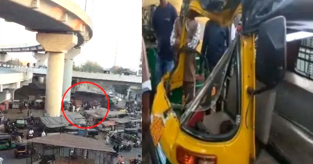 പട്ടത്തിന്റെ ചരടിൽ കുടുങ്ങി ബൈക്ക് നിയന്ത്രണം വിട്ട് 70 അടി താഴ്ചയിലേക്ക് വീണു; ഒരു കുടുംബത്തിലെ മൂന്ന് പേർക്ക് ദാരുണാന്ത്യം