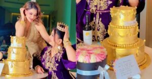 ആഡംബരം ഇങ്ങനെയോ..? അമ്മയുടെ പിറന്നാളിന് നടി മുറിച്ചത് 24 കാരറ്റ് സ്വർണ്ണ കേക്ക്…!