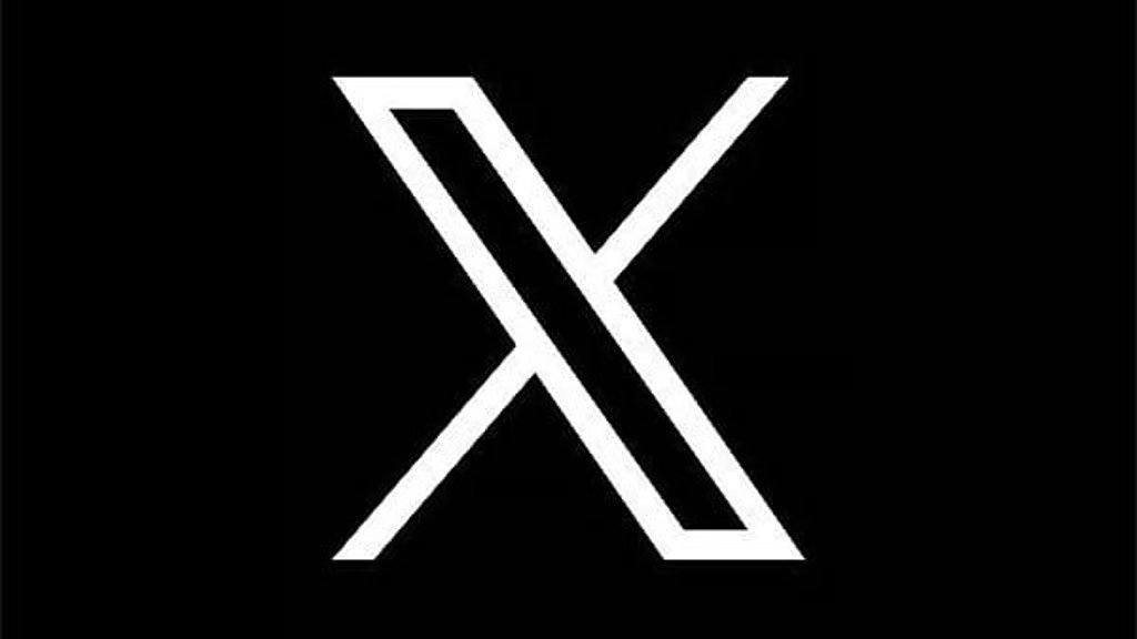 A digital illustration of the X logo broken into pieces or a smartphone showing a 