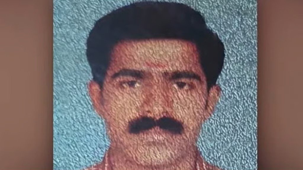 Forest department officials and locals at the site where a man was killed by a wild elephant in Wayanad.