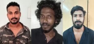 Police investigating the crime scene of Aluva Athul murder case in Kollam, Kerala.