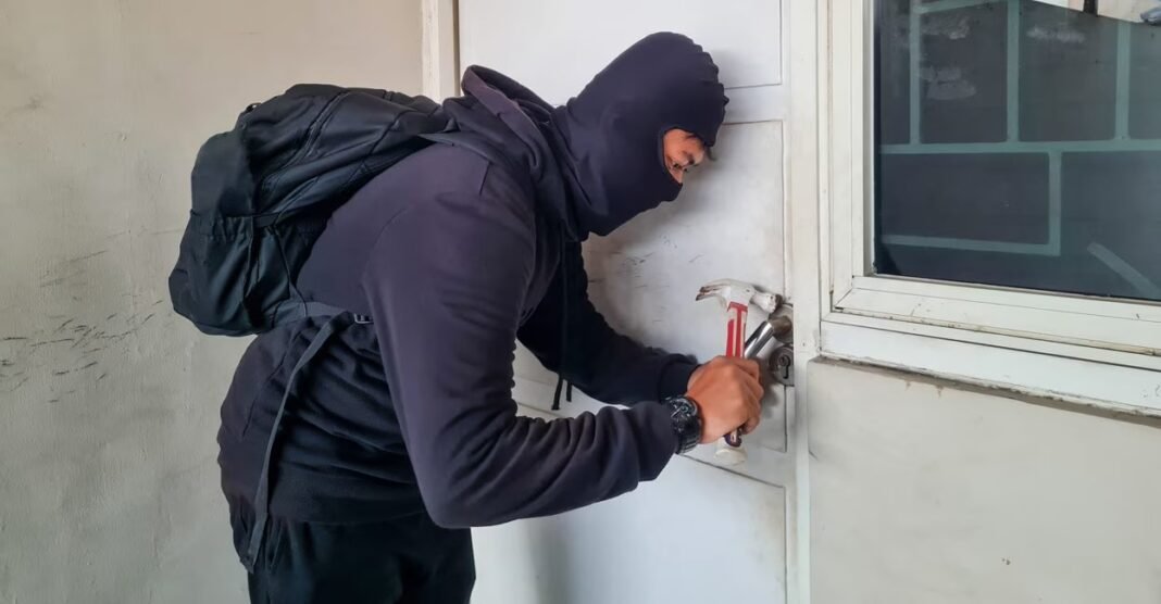 Digital illustration of Kerala Police mobile app interface showing the 