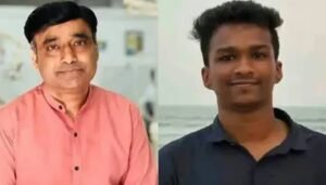 Legal documents representing the SC/ST Act; The entrance of Thalassery Sessions Court; Students protesting for justice for Nitin Raj.